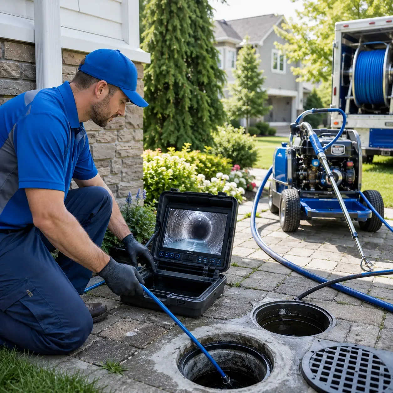 Outdoor drain cleaning professionals serving Deerbrook, WI